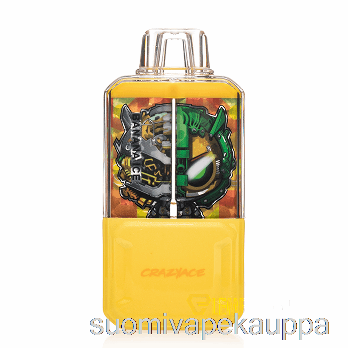 Vape Netistä Crazyace B15000 Kertakäyttöinen Banaanijää